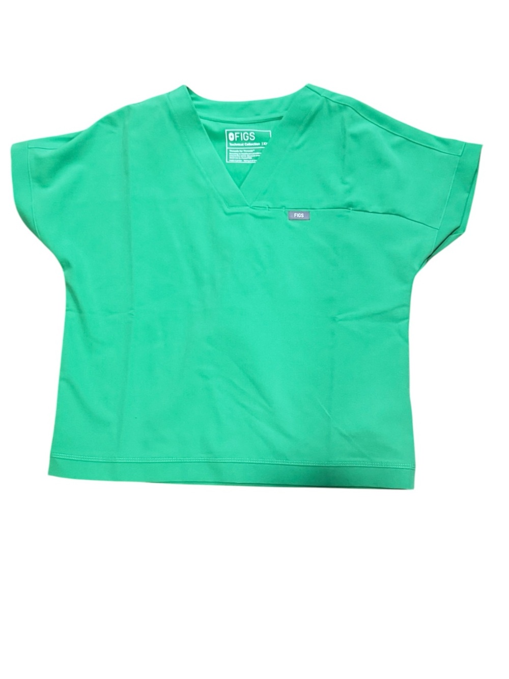 💚 FIGS Carlota Top | Emerald Green | XXS | EUC | Washed, Never Worn 💚